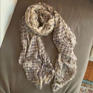 Louis Vuitton Damier Azur Cashmere/Silk Scarf